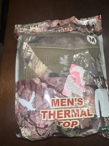 Mossy Oak Country Thermal Men’s Top M New - Picture 1 of 2