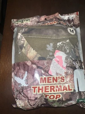 Mossy Oak Country Thermal Men’s Top M New - Image 1 of 2