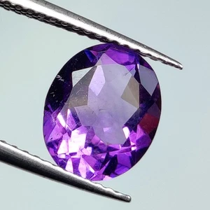 Top de amatista púrpura natural de 2,20 quilates corte ovalado brillante - 8238 - Imagen 1 de 2