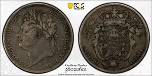1821 Great Britain Silver SHILLING PCGS VF-25 S-3810 - Picture 1 of 1