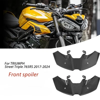 Alerón delantero estabilizador alerón inferior para TRIUMPH Street Triple 765RS 17-24 Foto 1 de 4