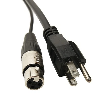Elite Core PA75 75' Powered Speaker Cable Cord - Balanced Neutrik XLR + AC Plug - Image 1 of 2