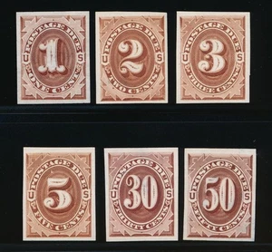 UNITED STATES (US) J1-7 P3 VF INDIA PROOFS (-J5) NGAI - Picture 1 of 2