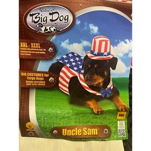 Rubie’s Big Dog Uncle Sam - Patriotisches USA Halloween Hundekostüm XXXL - Bild 1 von 10