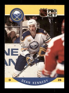  1990 Dean Kennedy 26 Buffalo Sabres 26 Pro Set Hockey Sports Trading Card 