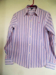 RALPH LAUREN WOMEN'S MULTI COLOR STRIPED SHIRT TOP BLOUSE SZ S - Picture 1 of 3