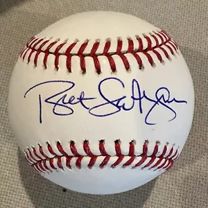 BRET SABERHAGEN AUTOGRAPHED BASEBALL - COA --KANSAS CITY ROYALS - Picture 1 of 3