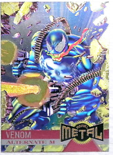 VENOM (1) Promo Card 1995 Marvel METAL "The Dawn of the Metal Age" _ VERY NICE
