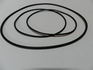 Tape Drive Belt Set suitable for Grundig TK 2400 FM Rubber drive belt kit - Picture 1 of 2
