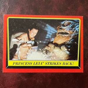 1983 Topps Star Wars RETURN OF THE JEDI Set PRINCESS LEIA STRIKES BACK #45 NMINT