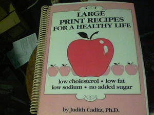 Large Print Recipes For a Healthy Life by Judith Caditz - Imagen 1 de 7