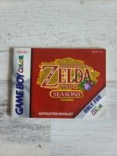 Legend of Zelda: Oracle of Seasons Nintendo Game Boy Color Manual Only! Booklet