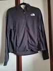 Northface Charcoal Ladies Hoodie With Logo In Large