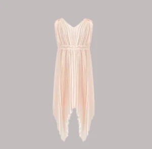 Monsoon Girls Cleopatra Pleat Dress Pink Age 12-13 LN009 BB 07 - Picture 1 of 3