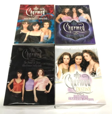 INKWORKS CHARMED TRADING CARD COMPLETE 72-CARD BASE CARD SET X 4 SERIES-72 X 4 - Image 1 of 4