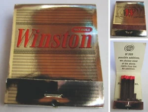 FIAMMIFERI PUBBLICITARI "SIGARETTE WINSTON - NO BULL" - U.S.A. - ANNI '90 - Picture 1 of 1