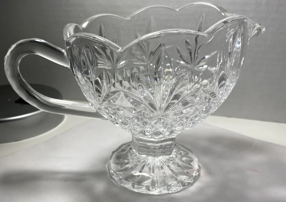 Crystal Godinger 130 Shannon mango Gravy bote/crema 5” piña diamante  Foto 1 de 4