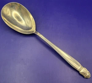 International DANISH PRINCESS 1938 Silverplate Berry Casserole Serving Spoon 9" - Picture 1 of 3