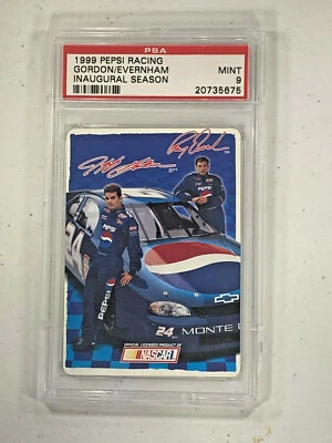 1999 Pepsi Racing Inaugural Season Jeff Gordon Ray Evernham PSA 9 MINT! - Image 1 of 2