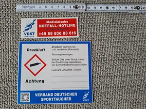 Unbenutzte Aufkleber Tauchen Diving Zubehör Sticker Taucherkiste # 16 - Bild 1 von 1