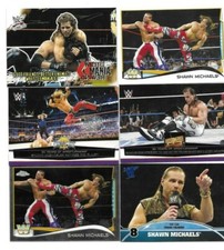 6 SHAWN MICHAELS WRESTLING CARDS born in chandler Arizona see scan
