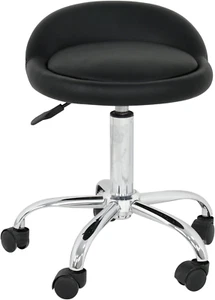 Adjustable Height Hydraulic Rolling Swivel Salon Stool Chair, Tattoo Facial Mass - Picture 1 of 11