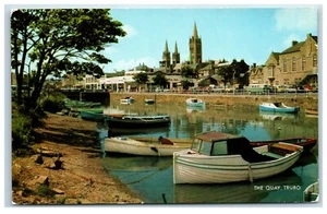 Postcard Truro Cornwall The Quay England posted 1970 - Picture 1 of 2
