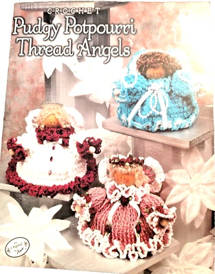 Boneca Pudgy Potpourri Cover Thread Angels crochê Annie's Attic Designs - Imagem 1 de 3