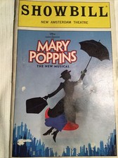Mary Poppins Disney Showbill Dec 2006 NYC Ashley Brown Rebecca Luker Gavin Lee