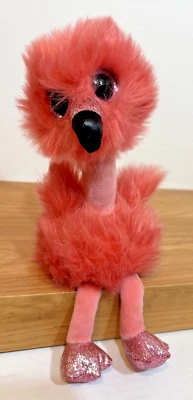 Franny The Flamingo Pink TY Beanie Boos Collectable Plush Teddy Toy  10" - Image 1 of 4
