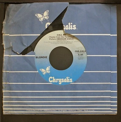 Blondie - Call Me (American Gigolo) - 7" single 45rpm record - Image 1 of 3