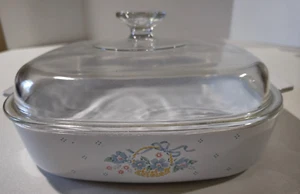 Cazuela vintage Corning Ware Country aciano 2,5 L con tapa A-10-B - Imagen 1 de 11