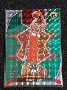 Panini Mosaic 2021-22 Isaiah Todd #240 Rookie Green Mosaic