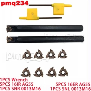 2PC SNR 0013M16 SNL 001 3M16 External/Internal Threading Boring Bar Turning Tool - Picture 1 of 5