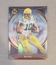 2022 Bowman University Chrome Bowman Invicta Bo Nix #BI-19 Refractor