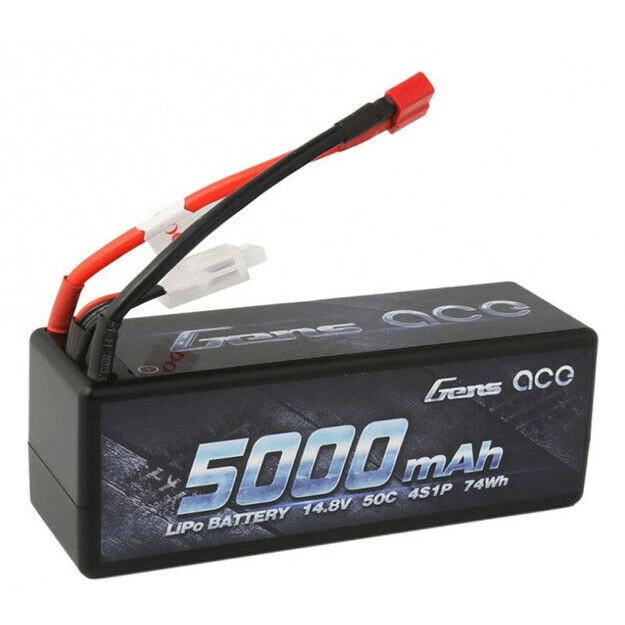 Gens Ace 5000mah 14.8v 50c 4s1p Hardcase Lipo Battery