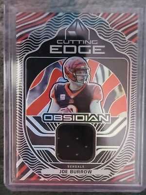 2021 Panini Obsidian Joe Burrow Cutting Edge /100 Patch 🔥🔥💥💥 - Image 1 of 2
