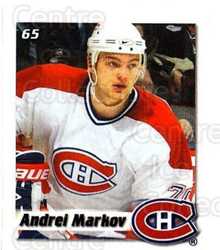 2002-03 NHL Power Play Stickers #65 Andrei Markov - Image 1 of 1