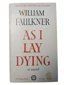 As I Lay Dying By William Faulkner, Vintage, 1957 - Literature, Good - Picture 1 of 4