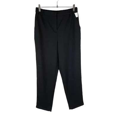 Treasure & Bond Nordstrom New Womens High Rise Trouser Pant Black Medium Classic - Image 1 of 4