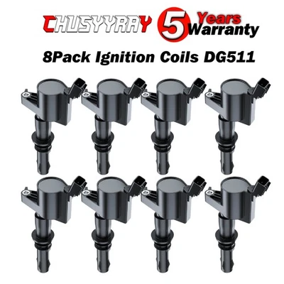 Paquete de 8 bobinas de encendido DG511 para Ford F350 Super Duty 2005-2006 2007 2008 5,4 L V8 Foto 1 de 4