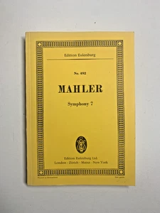 Notas. Mahler. Sinfonía 7.  Partitura de bolsillo. - Imagen 1 de 1