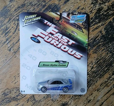 Nissan Skyline GT-R R34 JOHNNY LIGHTNING 1999 The Fast & The Furious Brian's Foto 1 de 4