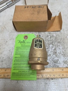 NEW APOLLO RVW30 HOT WATER RELIEF VALVE (3/4", 50PSI ASME RATED NEW IN BOX - Picture 1 of 7