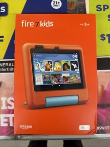 Amazon Fire 7 Kids 12th Gen (2022) 16GB Tablet Wi-Fi  7" Purple New Sealed Box - Picture 1 of 4