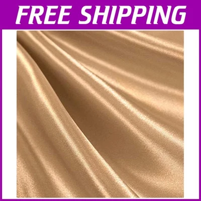 60" Bridal Satin Fabric for Crafts, Apparel - 20 Yards - Image 1 of 4