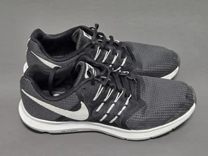 Nike Run Swift Shoes Mens Size 10.5 908989-001 Running Sneakers Black Gray  - Picture 1 of 24