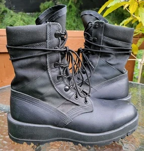 Botas de Combate ALTAMA Para Hombre 8.5 R Cuero Negro Puntera de Acero Selva Militar Tácticas - Imagen 1 de 13
