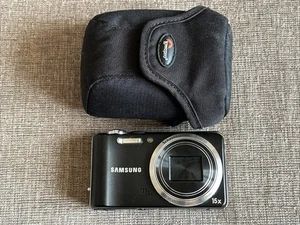 Samsung WB600 12.0MP 15x Zoom Digital Camera Black Working No Charger - Picture 1 of 6