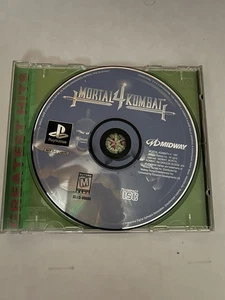 Mortal Kombat 4 (Sony PlayStation 1, 1997) PS1  No Manual - Picture 1 of 2